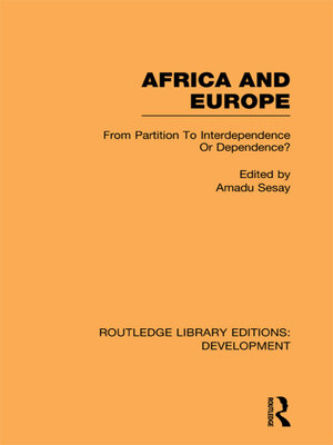 cover image of Africa and Europe